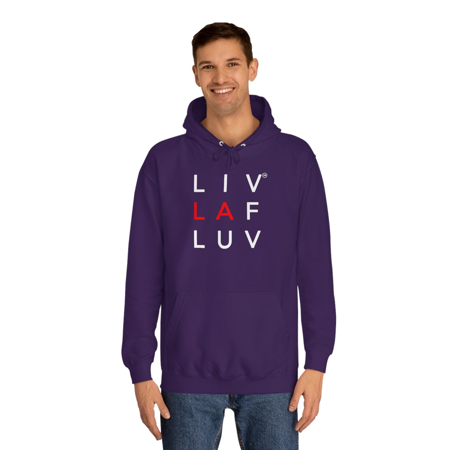 LIV LAF LUV Trendsetter Unisex College Hoodie